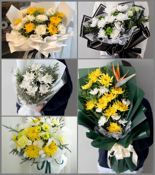 湖北黄冈市浠水县团陂镇土门坳村白事花束代送